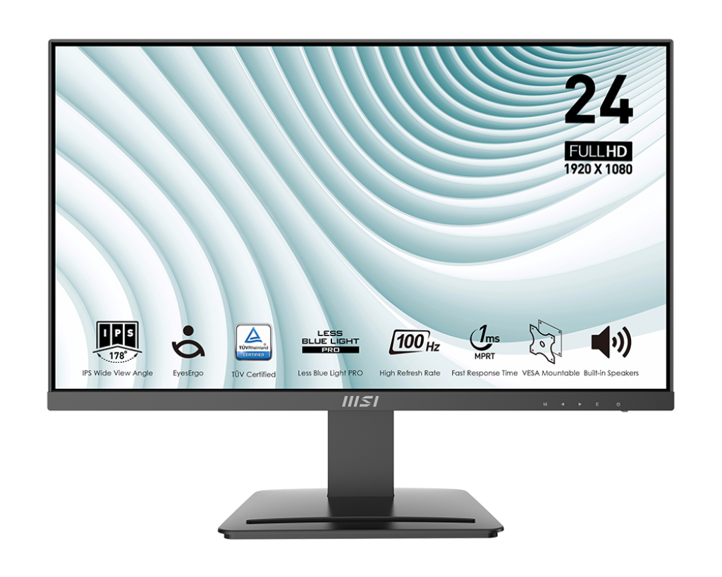 PRO MP243X | Professional Business Monitor 23.8 inch | MSI