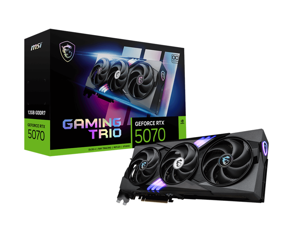MSI GeForce RTX™ 5070 12G GAMING TRIO OC