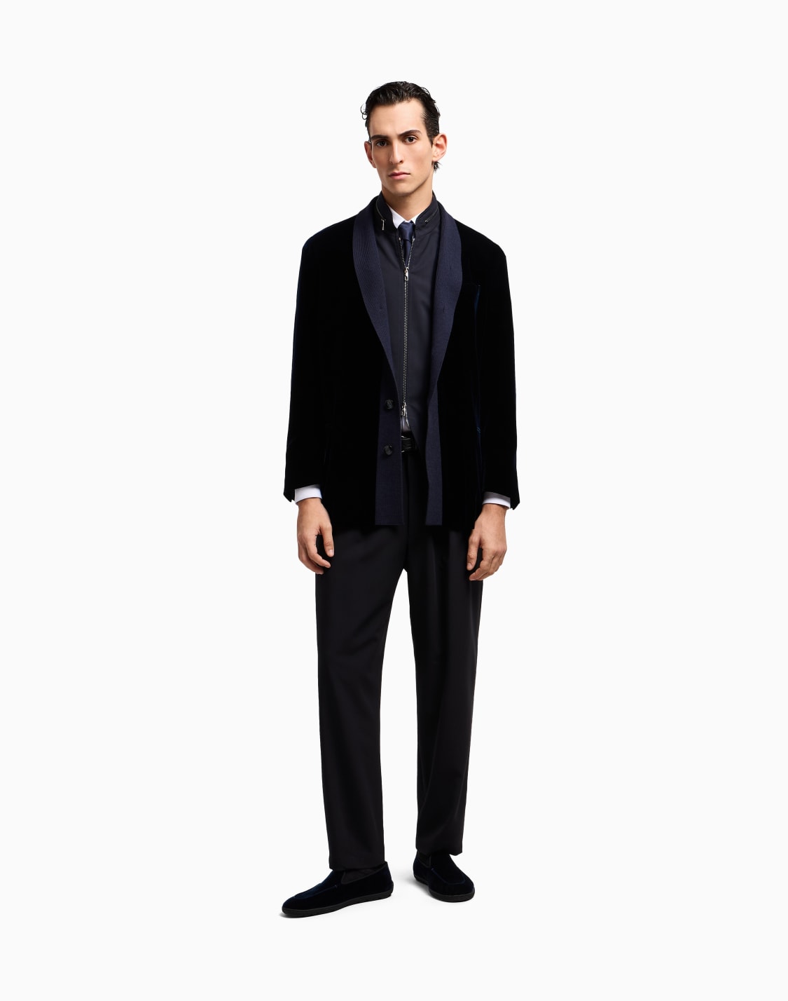 一点物】ジョルジオアルマーニ セットアップ メンズ ストライプ 50A