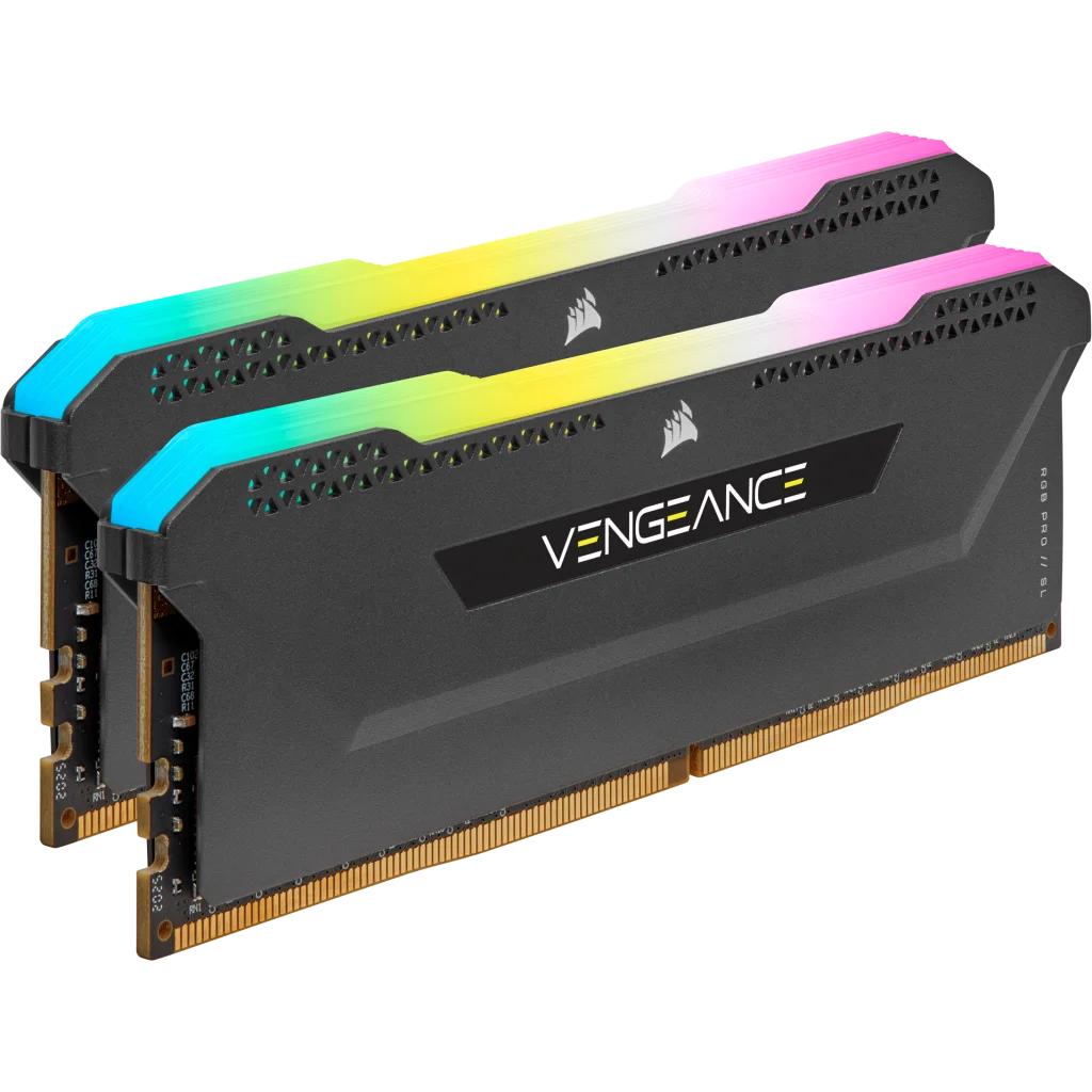 VENGEANCE RGB PRO SL 32GB (2x16GB) DDR4 DRAM 3200MHz C16 Memory