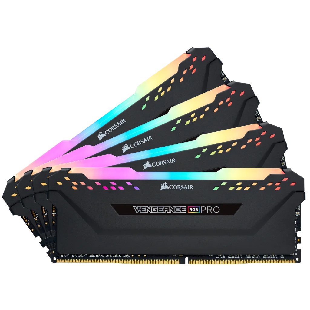 VENGEANCE® RGB PRO 32GB (4 x 8GB) DDR4 DRAM 3200MHz C16 Memory Kit
