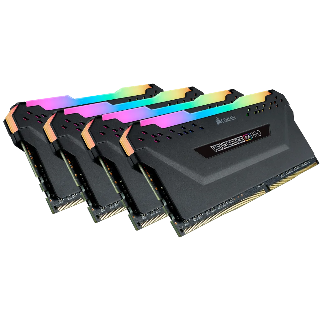 VENGEANCE® RGB PRO 32GB (4 x 8GB) DDR4 DRAM 3200MHz C16 Memory Kit
