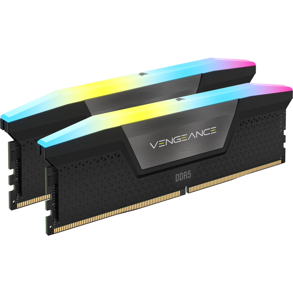 VENGEANCE® RGB 96GB (2x48GB) DDR5 DRAM 6400MT/s CL32 Memory Kit