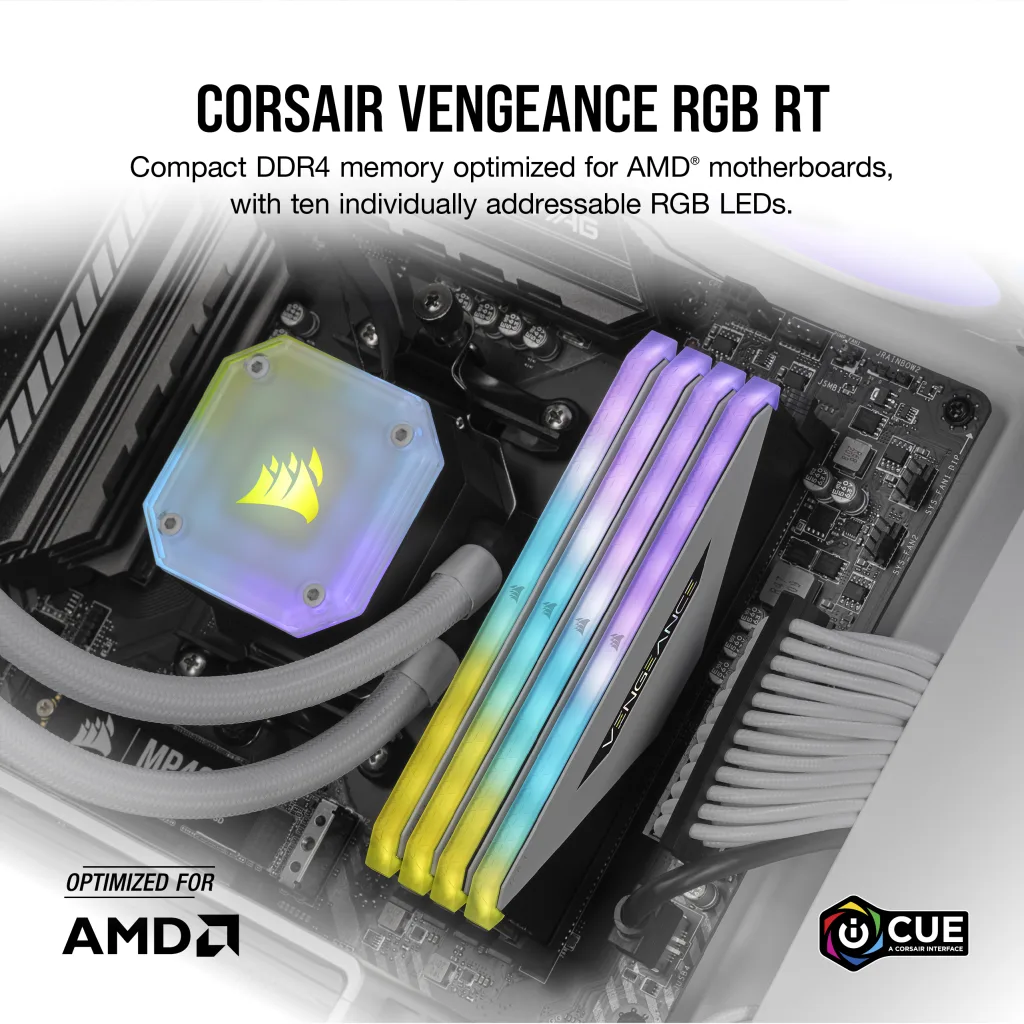 RGB搭載】VENGEANCE RGB RT DDR4 64GB セット VENGEANCE® RGB RT 64GB