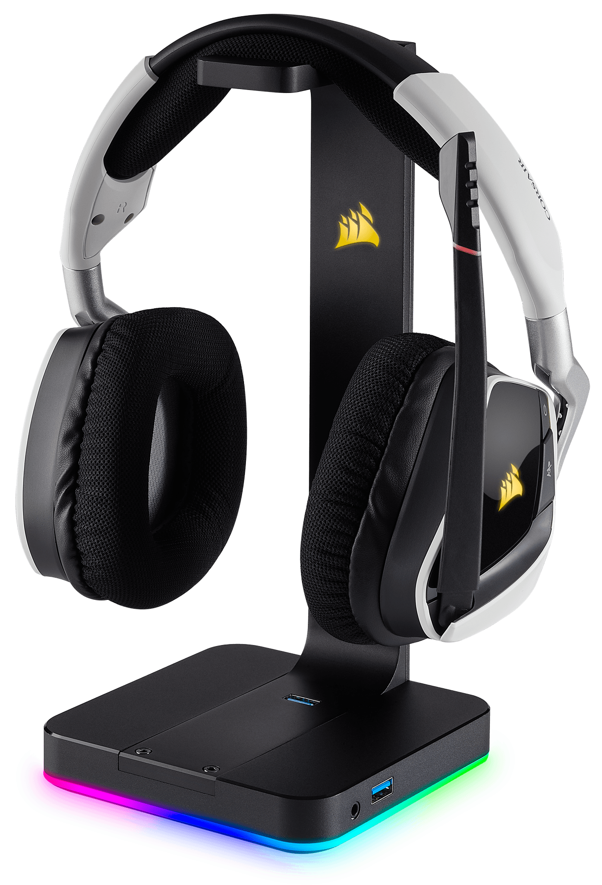 ST100 RGB Premium Headset Stand with 7.1 Surround Sound (AP)