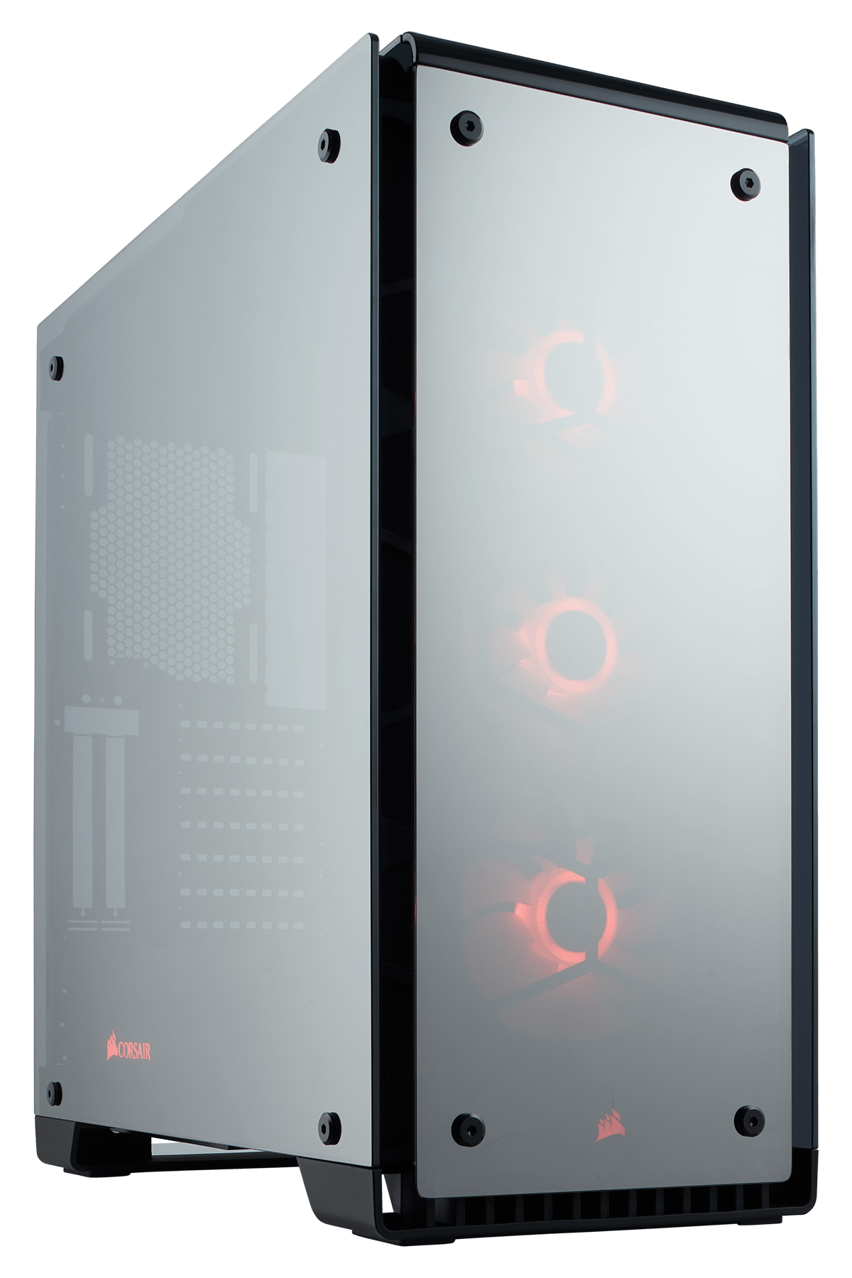 Crystal 570X RGB Mirror Black Tempered Glass, Premium ATX Mid