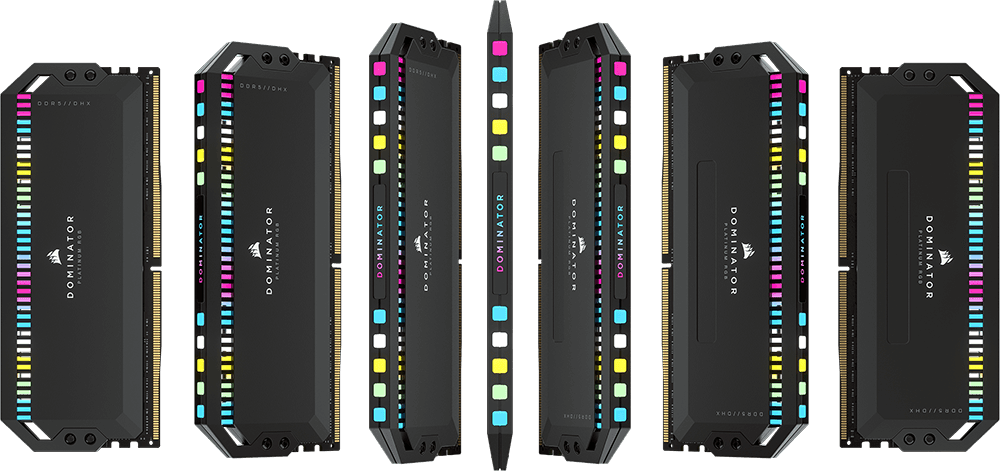 DOMINATOR® PLATINUM RGB 32GB (2x16GB) DDR5 DRAM 5200MHz C40 Memory