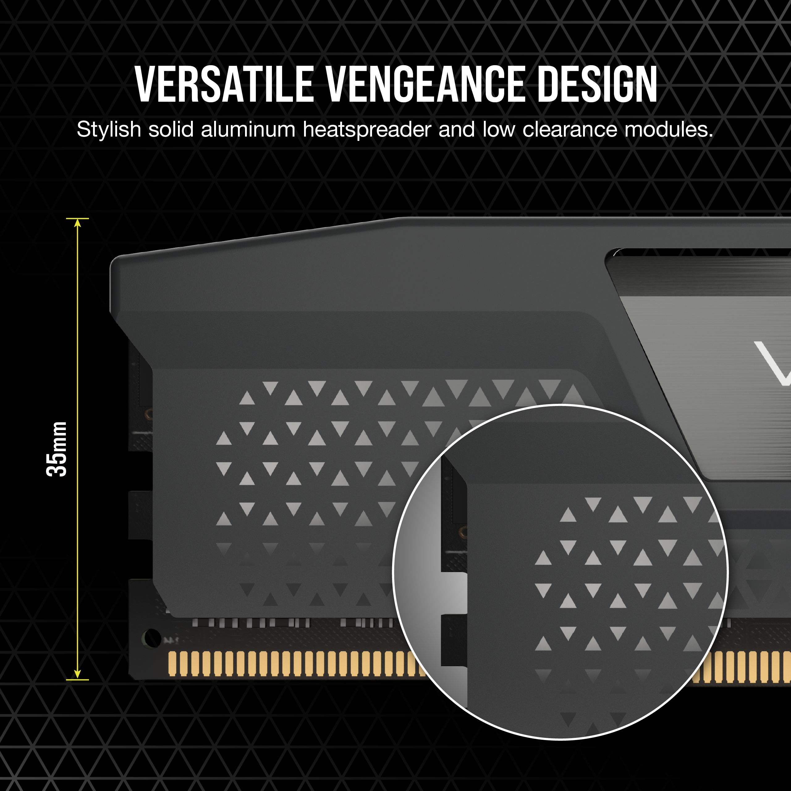 VENGEANCE® 32GB (2x16GB) DDR5 DRAM 6000MT/s CL28 AMD EXPO & Intel