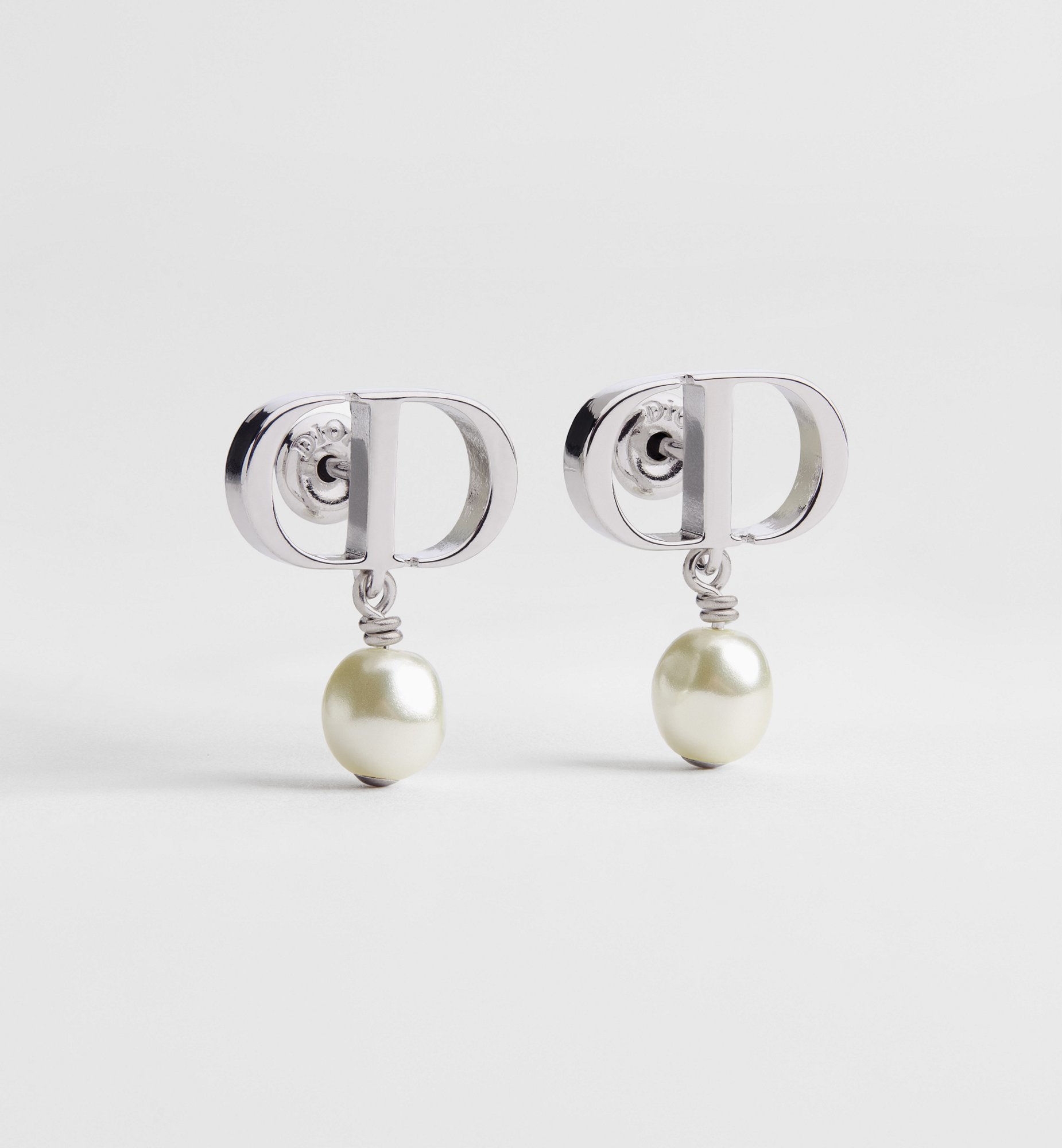 DIOR | Petit CD ピアス メタル & レジンパール