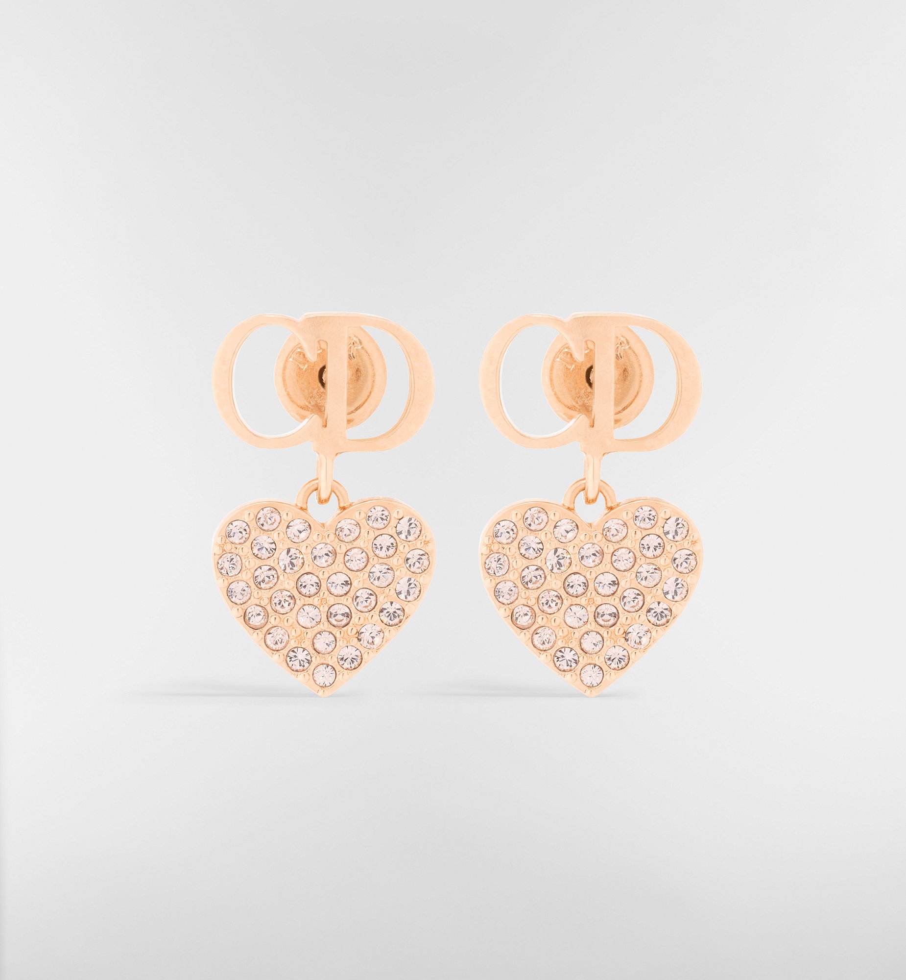 DIOR | Clair D Lune ピアス メタル & クリスタル