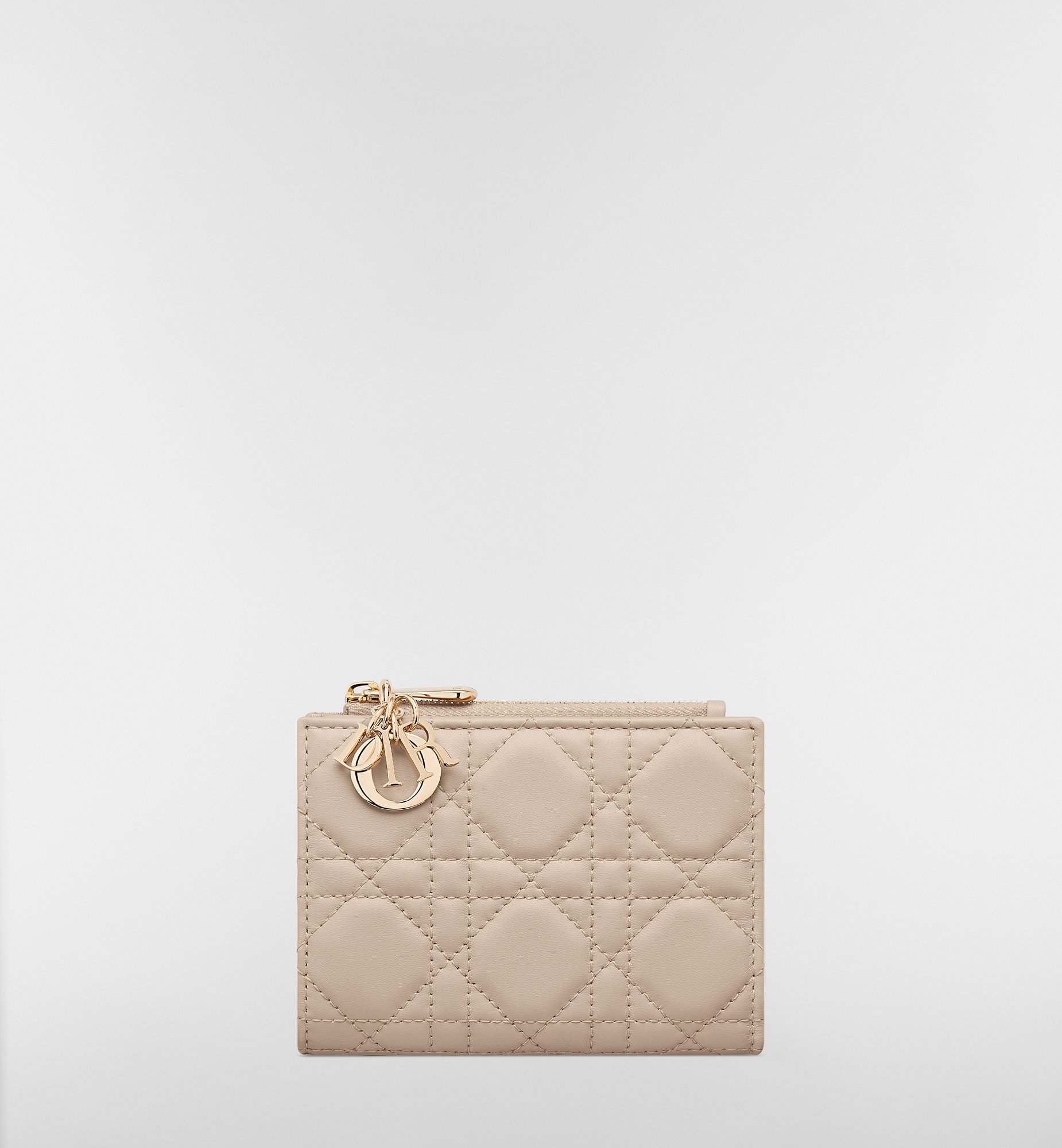 DIOR | Lady Dior Dahlia ウォレット カナージュ ラムスキン