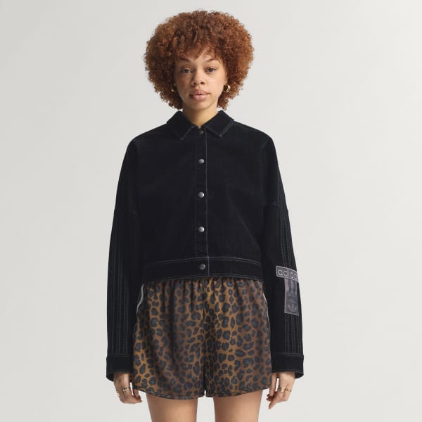 アディダス アディブレイク 起毛ツイル ジャケット - ブラック