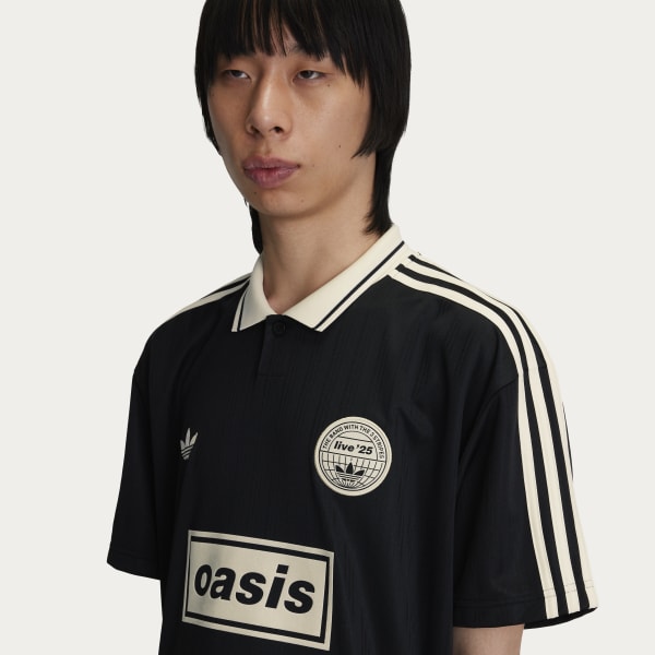 adidas TOUR JACQUARD JERSEY - Black | Free Shipping with adiClub