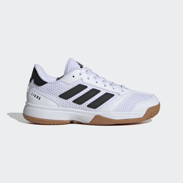 adidas Ligra 8 Indoor Sneakers Kids - White | Free Shipping with