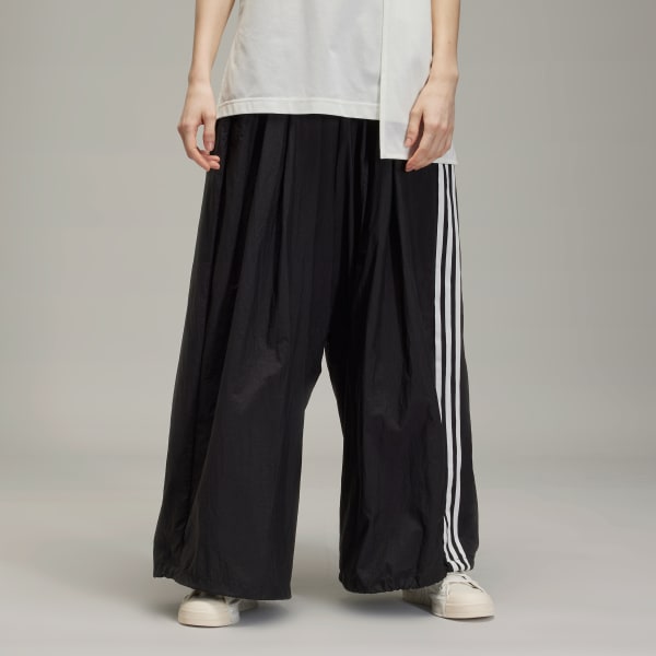 adidas Y-3 3-Stripes Nylon Pants - Black | Free Shipping with