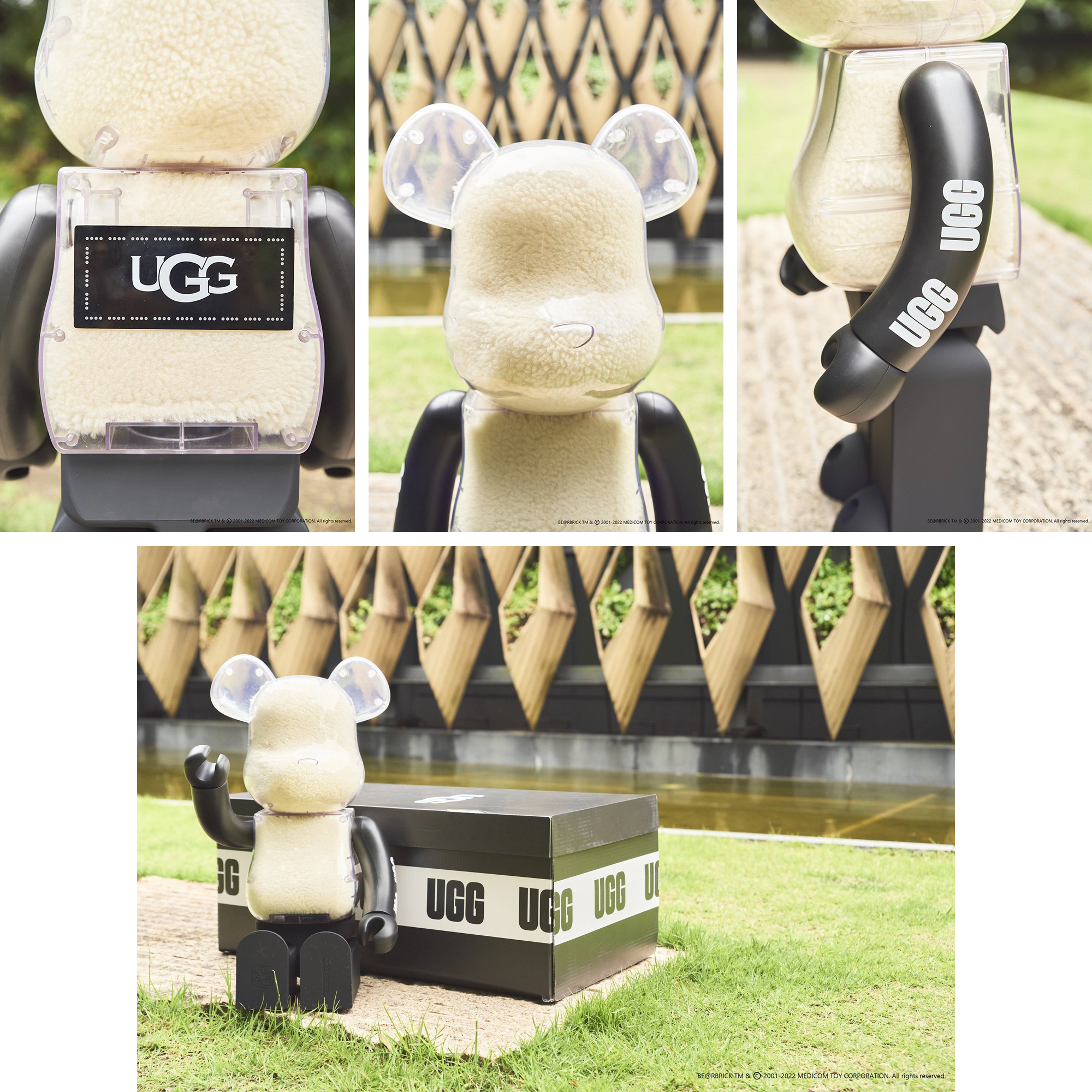 BE@RBRICK UGG® 2022 1000% 22SS-I
