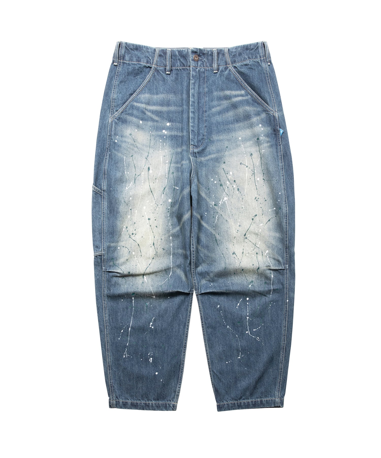 LIBERAIDERS DENIM SARROUEL PANTS BLUE（リベレイダース デニム