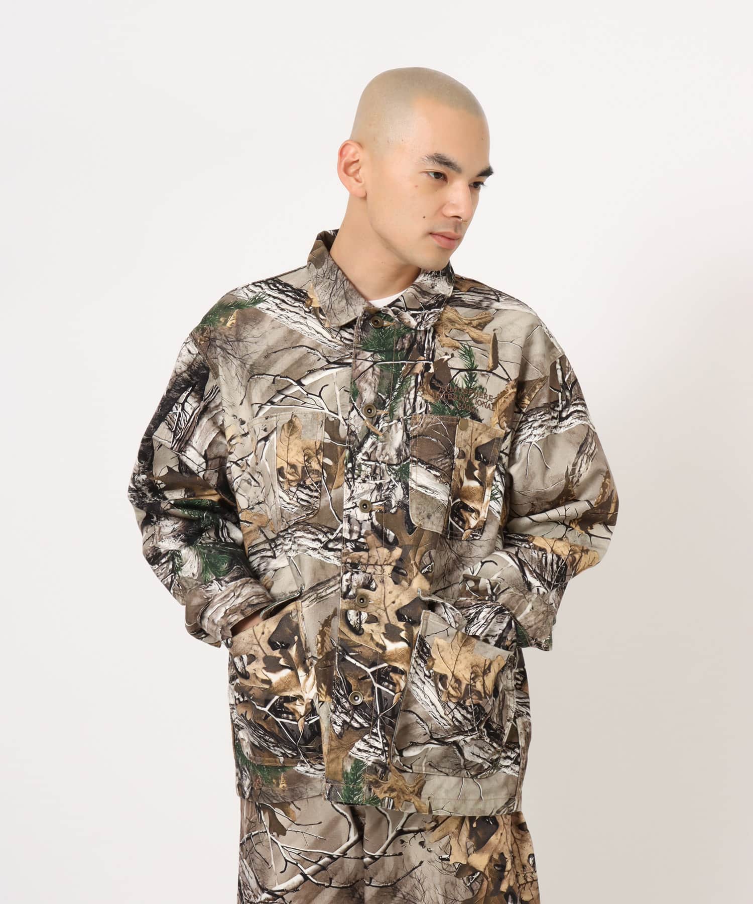 atmos Tree Camo Pattern Coverall Jacket BEIGE CAMOUFLAGE（アトモス