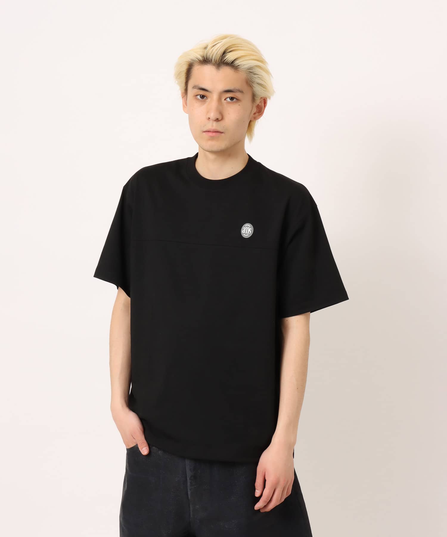 atmos Quick Drying Big silhouette T-shirt BLACK（アトモス クィック