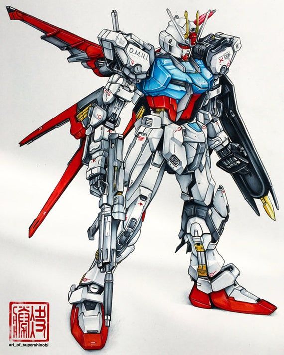 Aile Strike Gundam | Art of Supershinobi
