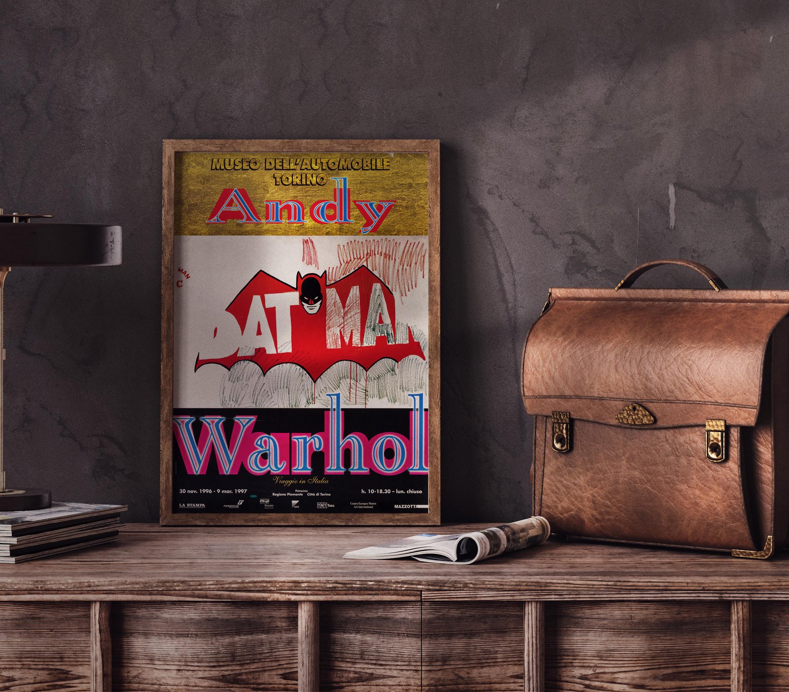 Batman | Andy Warhol | 1996 | Exhibition Poster | Wall Art Print