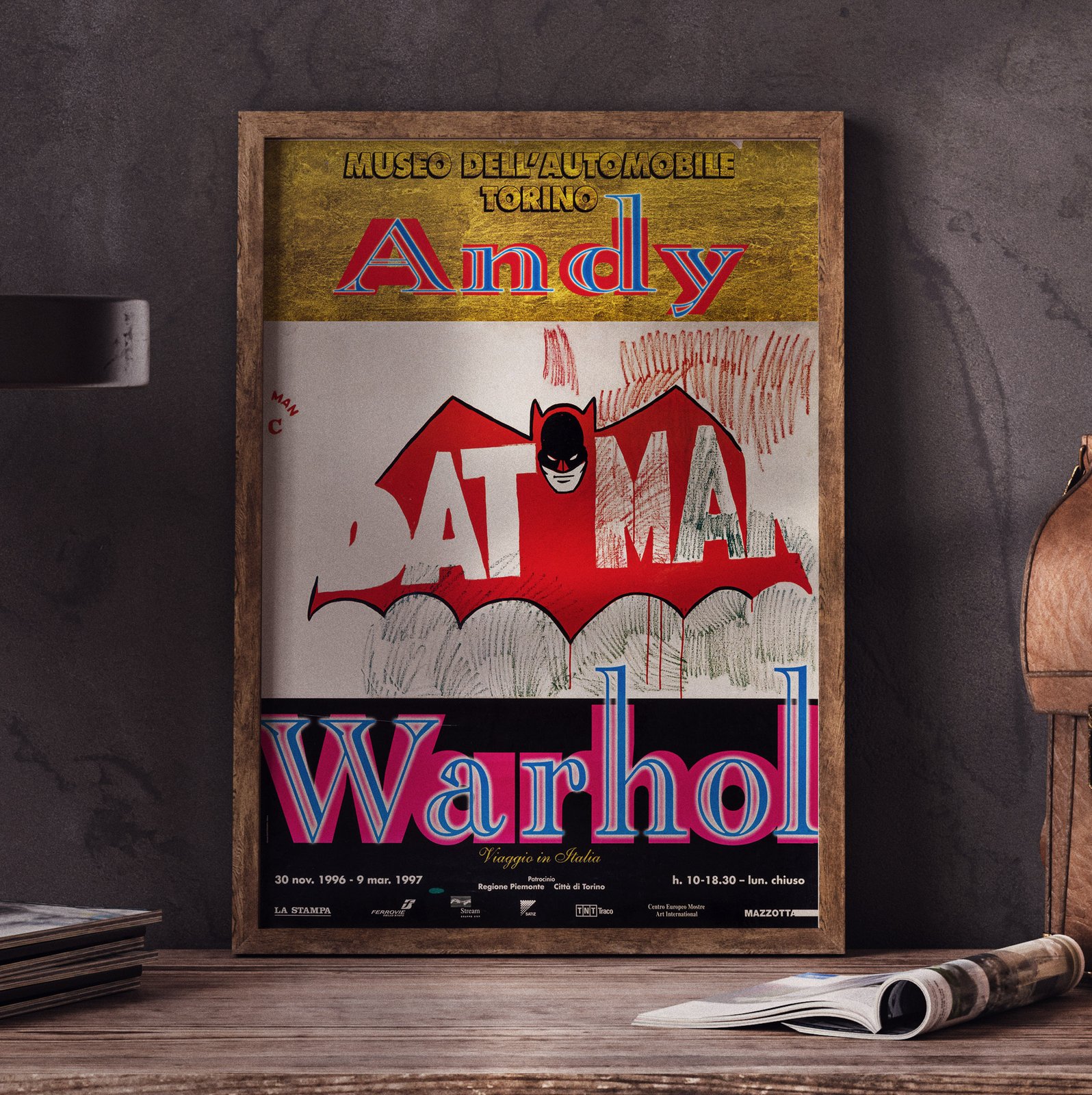 Batman | Andy Warhol | 1996 | Exhibition Poster | Wall Art Print