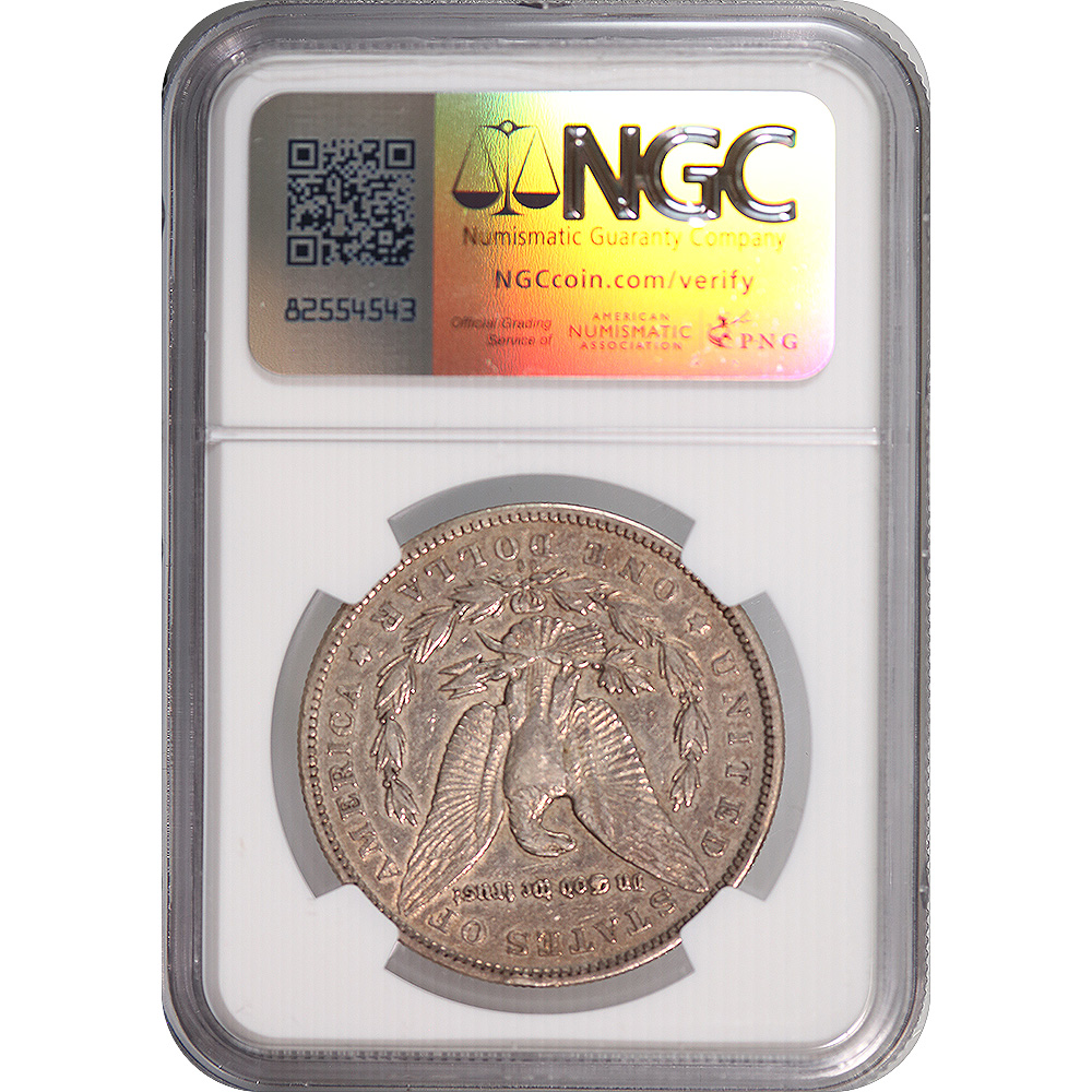 Certified Morgan Silver Dollar 1879-CC Capped CC VF details VAM-3