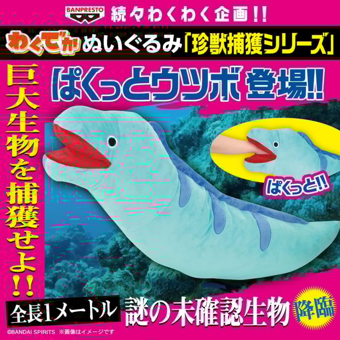 わくでかぬいぐるみ 珍獣捕獲シリーズ～メガウーパールーパー～の入手