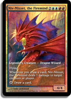 Magic the Gathering Promo Single Niv-Mizzet, the Firemind Foil