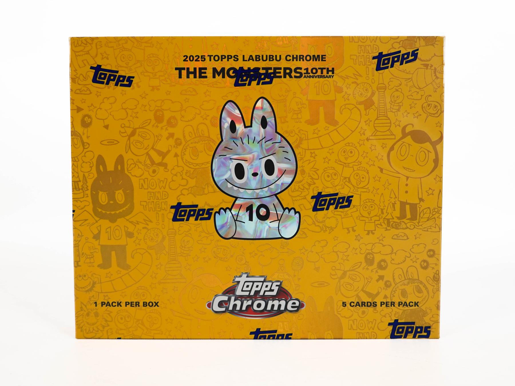 2025 Topps Chrome Labubu 2box 新品・未開封 2025 Topps Labubu