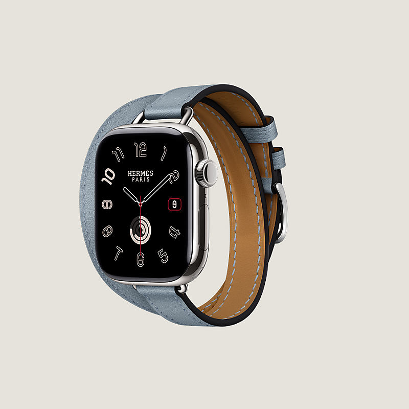 Band Apple Watch Hermès Double Tour 42 mm Attelage | Hermès USA