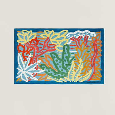 ビーチタオル 《ル・シャン・デ・シガール》 プリント | Hermès