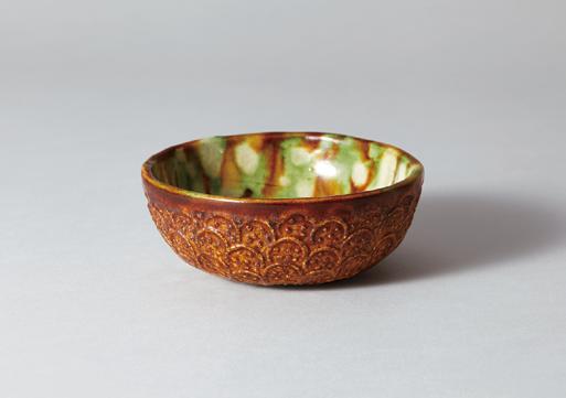 中国美術 唐三彩 盃 盤 揃 有名陶芸家所蔵(HA501) 中国美術 唐三彩 盃