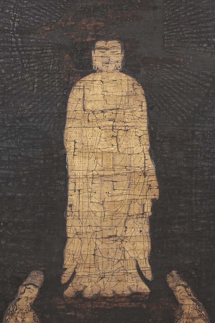 日本画家 米陀寛「鮎」陶板画 陶額 額装 日本画家 米陀寛「鮎」陶板画