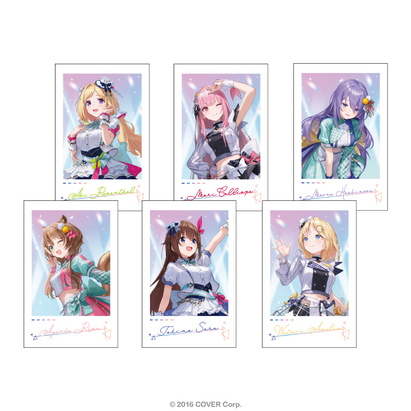 hololive 6th fes.ランダムチェキ風カード stage2 ランダムチェキ風