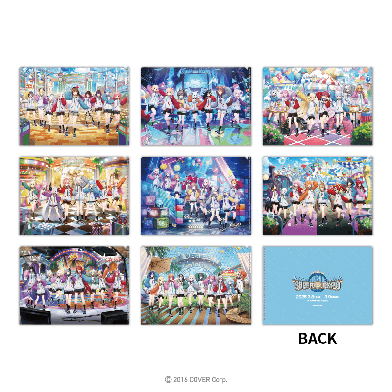 ホロライブ エキスポ 2024 クリアファイル バッジ ノベルティ セット