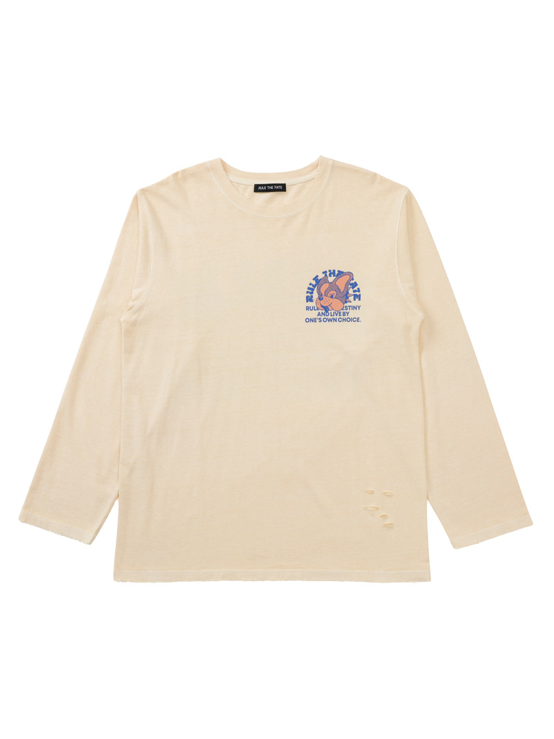 RTF DOG LONG SLEEVE TEE - RULE THE FATE ONLINE STORE