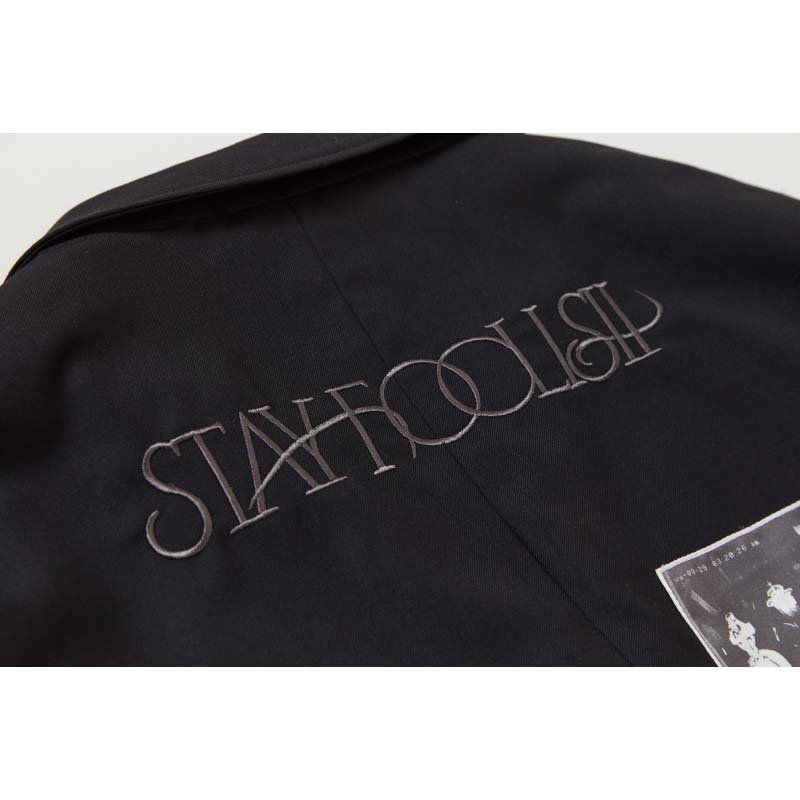 STAY FOOLISH Jacket (Black) - ZUTOMAYO MART