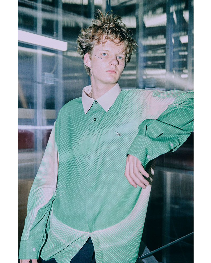 Black Hole Shirt (Mud Green) - ZUTOMAYO MART