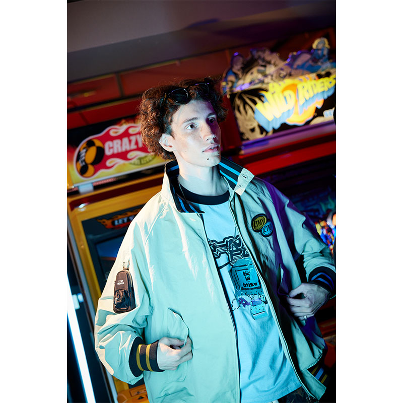 バーシティジャケット(Light Gray) - ZUTOMAYO MART