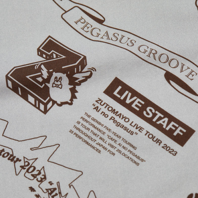 Ai no Pegasus Tour STAFF TEE ＆ BANDANA - ZUTOMAYO MART