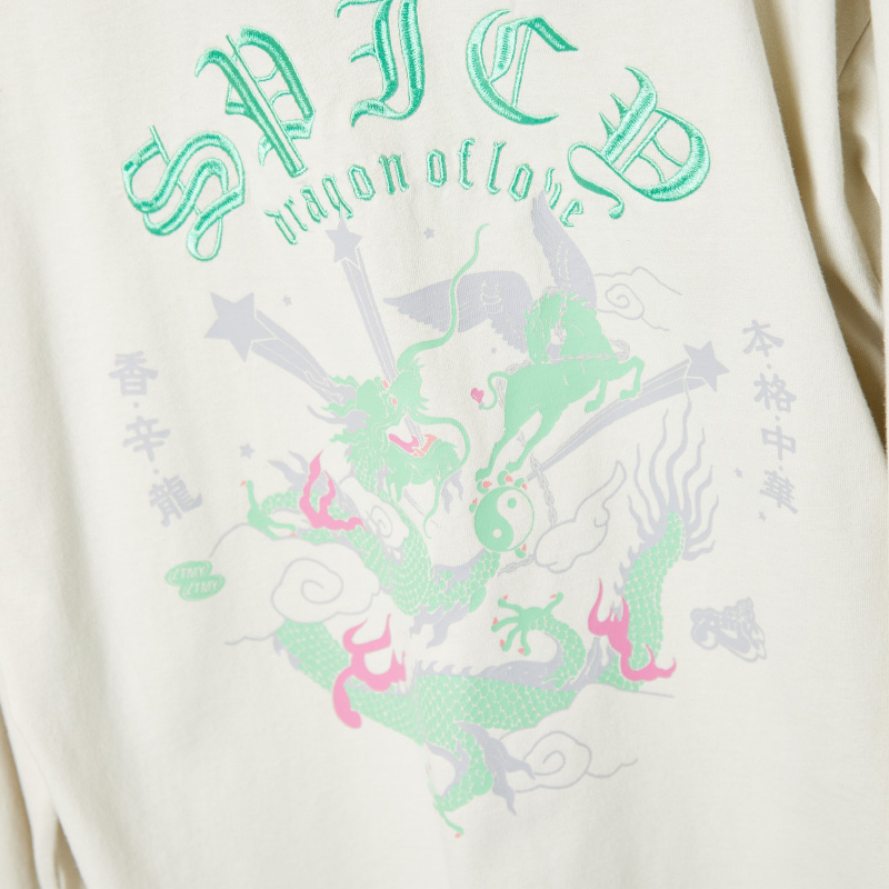 香辛龍 LongTee (Off White) - ZUTOMAYO MART