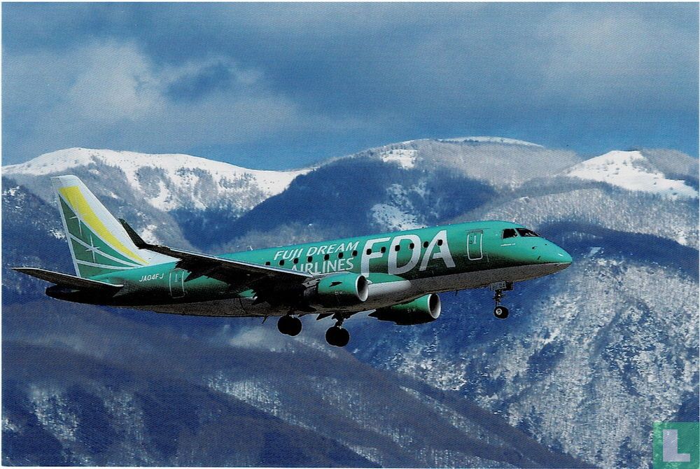 FDA ERJ-170 JA04FJ Green FDAがついに羽田にキタ!!「羽田初就航便」