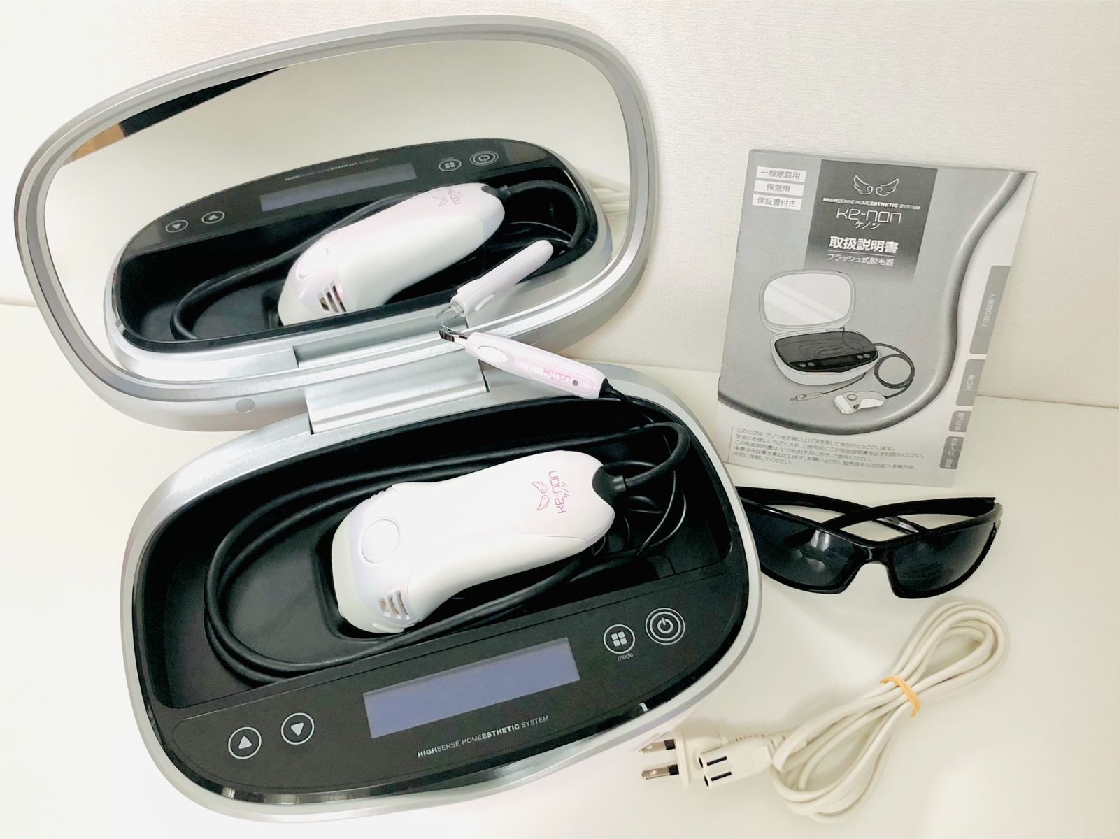 ケノン 眉毛脱毛器付き 売れ筋 ver8.0 美品 ke-non ケノン ver8.0