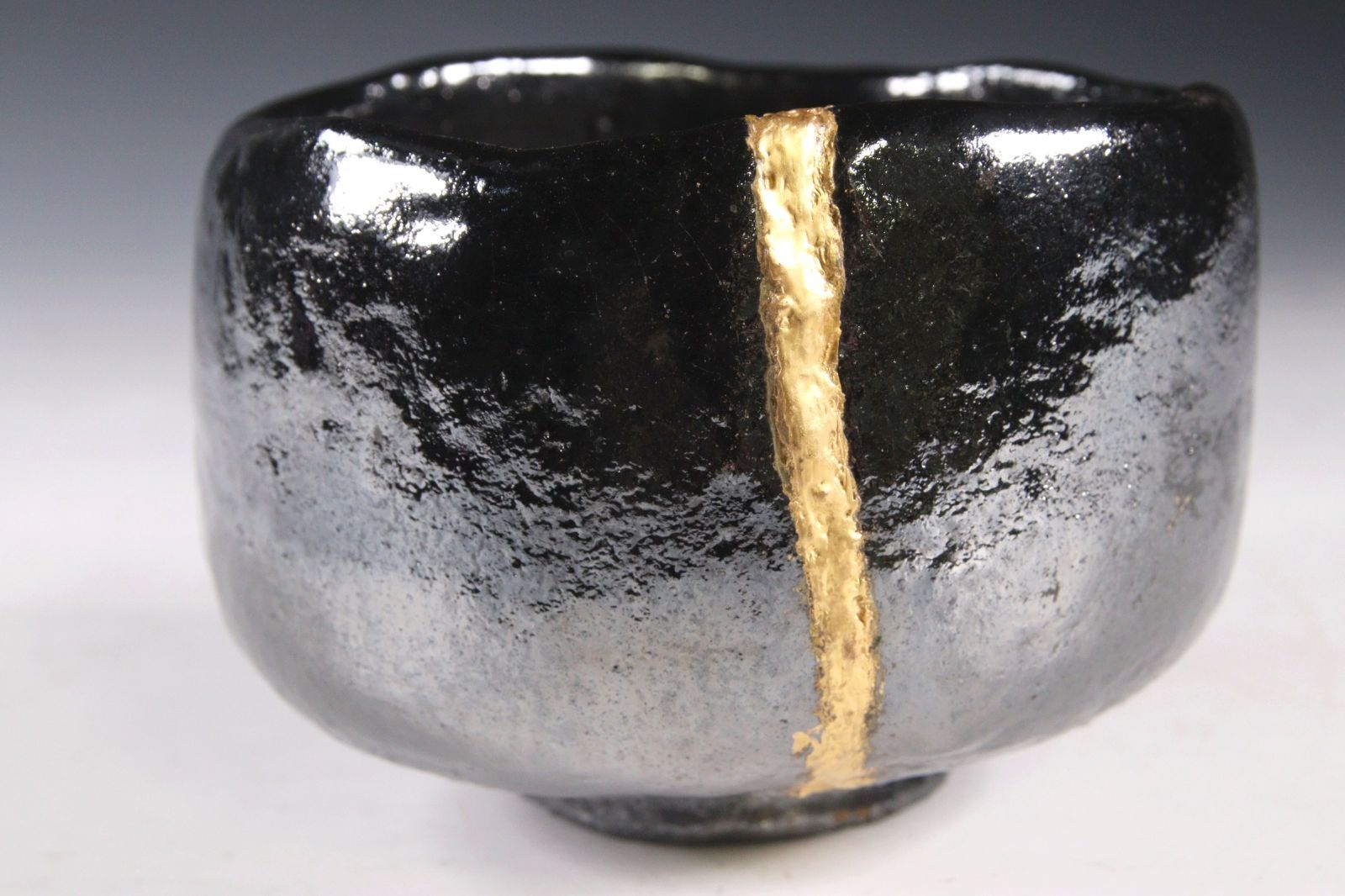 502『黒織部茶碗 箱付き』 /骨董品 茶道具 古美術 アンティーク 2025年