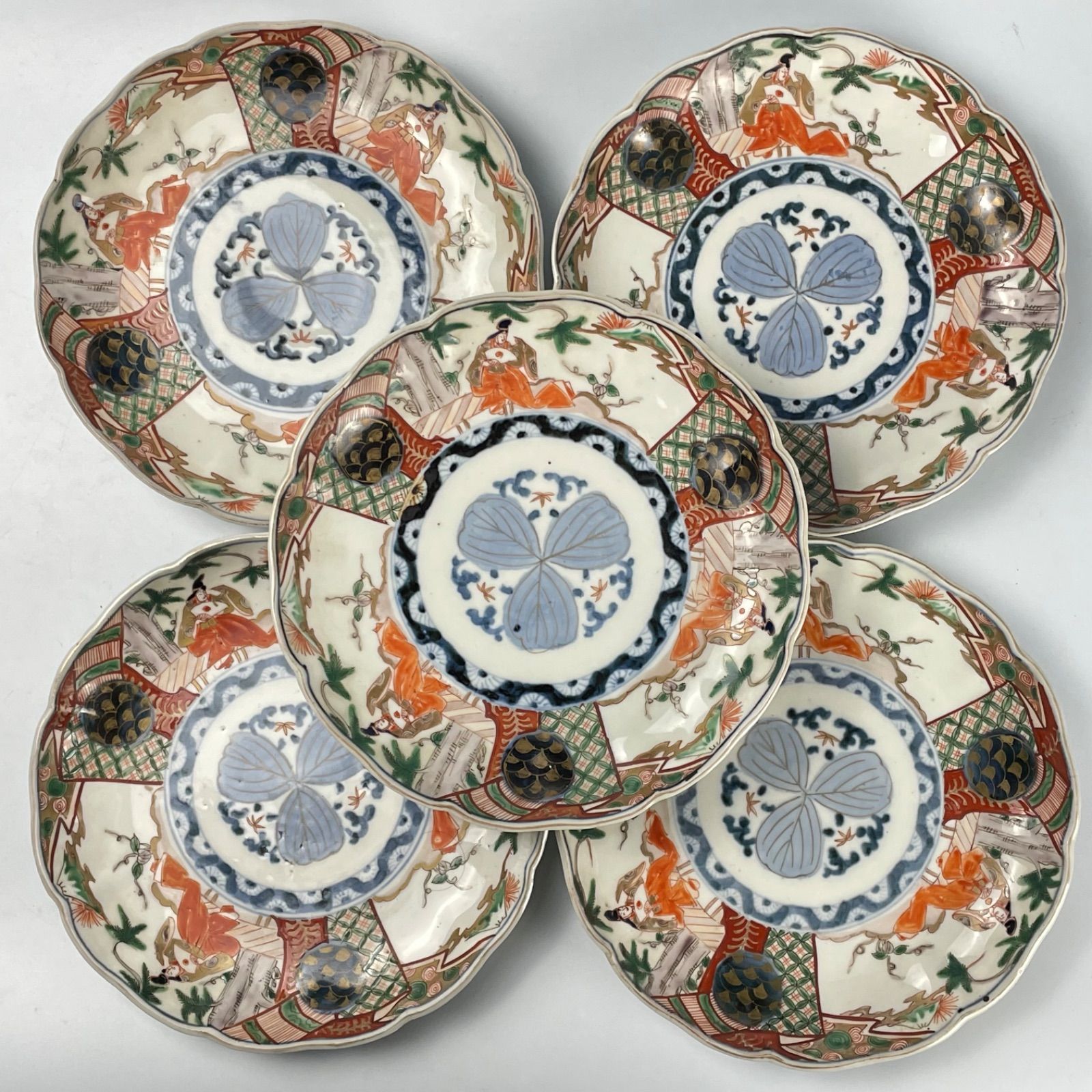 和食器 常滑焼 轍窯 久田重義作 天目組鉢 五客 共布共