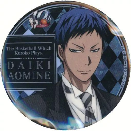 黒バス まるかく缶バッジ 帝光 青峰 黒子のバスケ 青峰大輝 黒子の