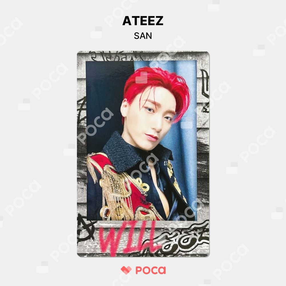 たっち ATEEZ サン サニ サイン入りチェキ サインポラロイド ATEEZ