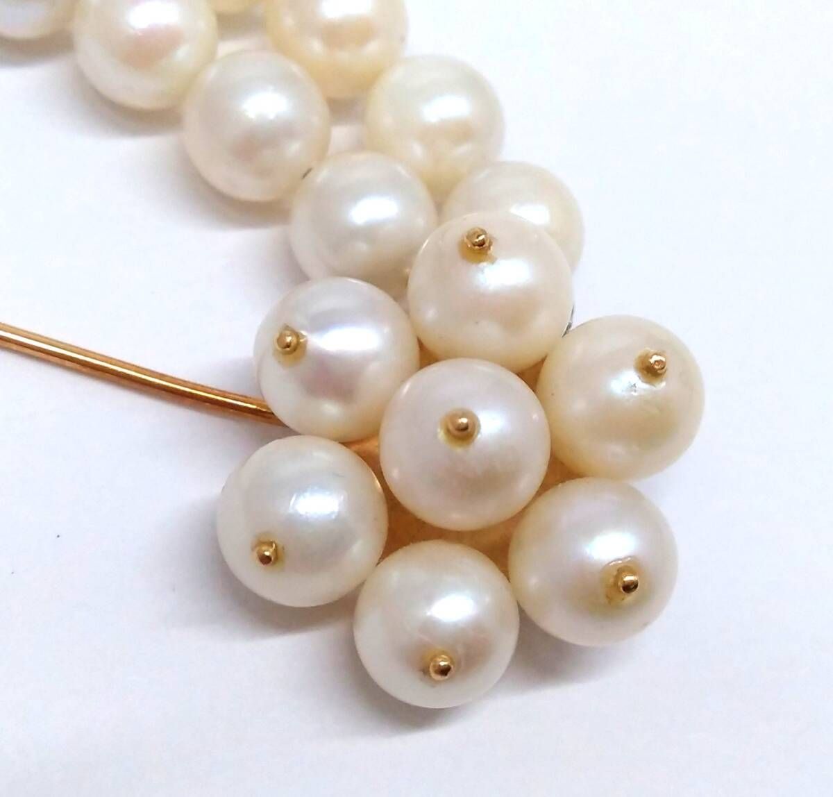K18 パール ブローチ 楽天市場】K18 アコヤ本真珠 ブローチ 天然