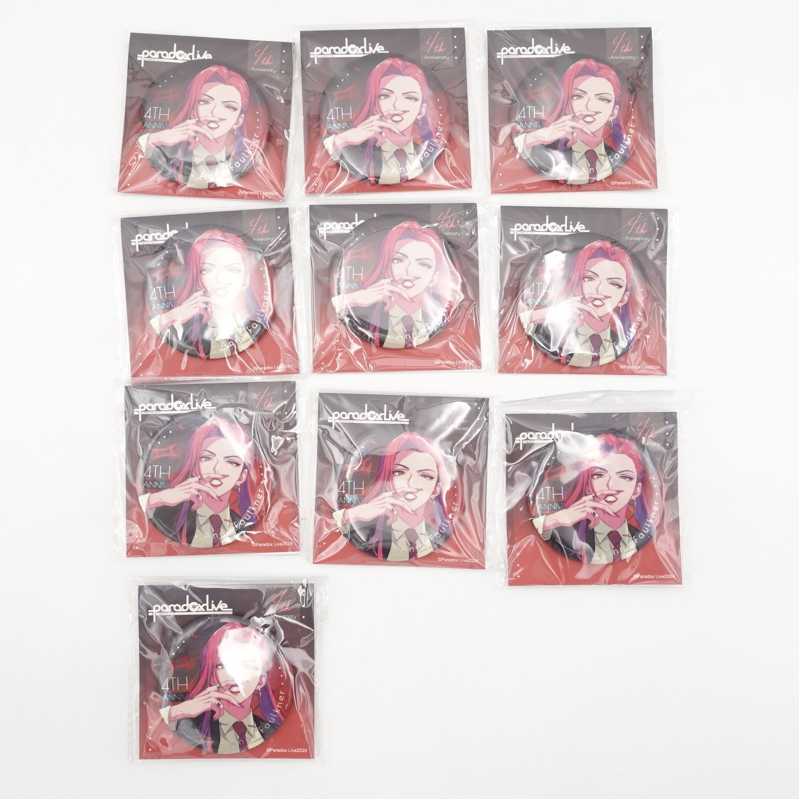 パラライ アン・フォークナー 缶バ 24個セット パラライ アン